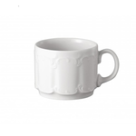 Rosenthal Monbi Feather Pattern Coffee Mug - White 180ml, , large