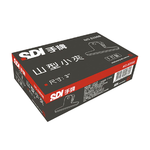 【SDI 手牌】  76mm  山型大夾 紙盒 12支入  / 盒 0208B