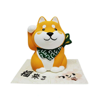 【摩達客】◉開運招財◉日本進口超萌和風黃色福運柴犬招財狗擺飾桌飾, , large