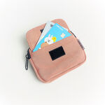 【YUN JOIN】TWILL-時尚零錢包-藍色 隨身包 小包 證件包 鑰匙圈 禮物 開學季, , large