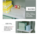 【Y HOUSE】75x45x180cm perforated plate four-layer rack perforated plate rack iron rack - black paint, , large