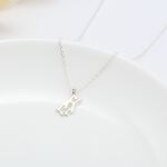 【Angel & Me】Cute penguin s925 sterling silver necklace Birthday gift, , large