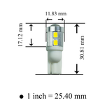 [PA LED] LED 2835SMD Automotive Motorcycle Light Bulb For Turn Signal DRL Interior Light Golden Yellow T10, , large