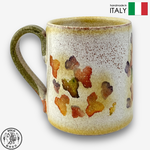 【SOLO Vintage】Modigliani Italian Pottery 380ml Mug Coffee Mug Wine Mug Autumn Leaves Series Handmade Made in Italy, , large