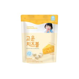 【韓國 BEBEFOOD】寶寶福德 起司優格豆-起司原味(16g)  (12M+)