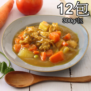 【一等鮮】懶人自煮咖哩雞肉料理包12包(300g/包〉免運