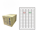 【鶴屋】A4電腦標籤 21.2x38.1mm 圓角 65格 1000張入 / 箱(L2138 LX), , large
