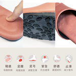 [e鞋院]鞋院釋壓健康機能乳膠拖鞋防滑拖鞋-藍L(27CM), , large