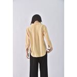 (S) uniqlo黃色長袖上衣二手衣, , large
