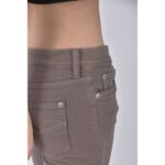 (L) zadig voltaire棉質緊身棕色長褲二手衣, , large