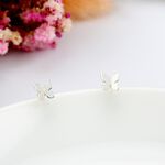 【Angel & Me】飛舞 蝴蝶 Butterfly 一對 s925 純銀耳環 耳夾 情人節 禮物, , large
