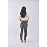 (XL) wiya高腰丹寧牛仔寬版灰色長褲二手衣, , large