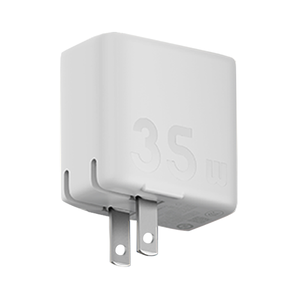 〔佳美能〕ZMI GaN3 35W 氮化鎵 雙孔充電器 (HA726)-白色