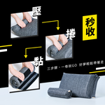 【Treewalker 萊茂】捲捲舒小花捲 3秒捲收 高回彈記憶棉芯 露營枕 睡枕 枕頭 靠枕 午睡枕 記憶枕, , large