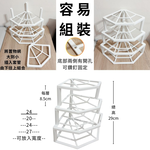 金德恩 GS MALL 台灣製造 角落四層置物架 餐盤收納架 廚房四層置物架 儲物架 杯架 瓶罐架 四層架, , large
