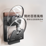 【上手家居】雙層鍋蓋架壁掛(鍋蓋架/鍋蓋收納架/砧板架/廚房壁掛架), , large