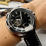 [星晴錶業]GiorgioFedon1919手錶,46mm,GF00056內容錶面銀錶殼深黑色真皮皮革錶帶款, , large