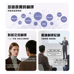 西歐科技 AI 即時翻譯入耳式藍牙耳機 CME-AE1280(黑色/白色)贈西歐科技 智慧健康管理手環 CME-X8-H90 三色任選, , large