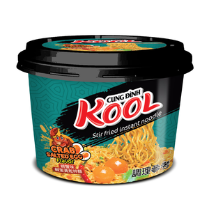 KOOL螃蟹味鹹蛋黃乾拌碗麵