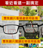 MR.TECH 米特克 濾藍光磁石能量老花眼鏡(時尚造型 未滅菌-6008) 扇子款 150度, , large