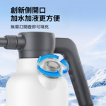 電動泡沫噴壺2L升級版贈充電線+霧化噴頭-白, , large