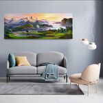 【御畫房】旭日東升 國家一級畫師手繪油畫60×120cm(VF-56), , large