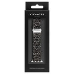 COACH Apple Watch 錶帶 38/41/42mm 適用 錶帶- 黑色C字玳瑁紋(不含手錶), , large