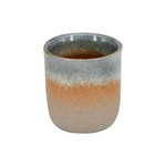 【YU Living】日式窯變撞色 質樸手作茶杯 210ml -漸層藍灰咖色, , large