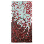 Dark (75%) and white mint-flavoured chocolate with cranberry seeds, , large