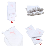 [秉宸] PUMA Fashion 木耳邊跳豹半統襪（3入） BB1452, , large