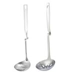 N型 火鍋漏勺 漏勺 304不鏽鋼 可掛式漏勺【Ho覓好物】撈麵勺 水餃撈 火鍋撈勺 瀝水勺 YDX037 A02065, , large