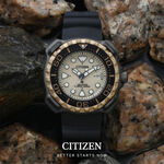 CITIZEN 星辰 PROMASTER 鈦 1982年復刻版光動能200米潛水錶 BN0226-10P, , large