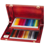 STABILO 德國 思筆樂 CarbOthello 奧賽樂水性粉彩色鉛筆 珍藏木盒 60色組/盒 ST1460-1, , large