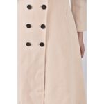 (S) sewing mama大衣杏色外套二手衣, , large