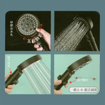 工業風大面板蓮蓬頭x1+水管-200cmx1, , large