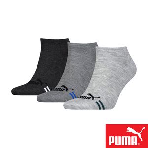 PUMA 毛巾底混色運動短筒襪3雙裝 彪馬 跳豹 男襪 女襪 襪子 運動襪 短襪 踝襪 厚底 平整縫頭 透氣 耐磨 灰,  PUMA 毛巾底混色運動短筒襪3雙裝 彪馬 跳豹 男襪 女襪 襪子 運動襪 短襪 踝襪 厚底 平整縫頭 透氣 耐磨 灰