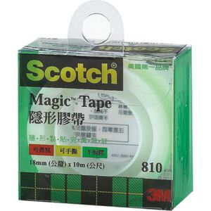 3M  810LM隱形膠帶(透明盒),  3M  810LM隱形膠帶(透明盒)