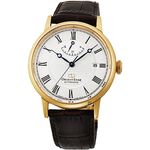 ORIENT 東方錶 東方之星 CLASSIC 羅馬機械錶-金框x咖啡/38.7mm RE-AU0001S, , large