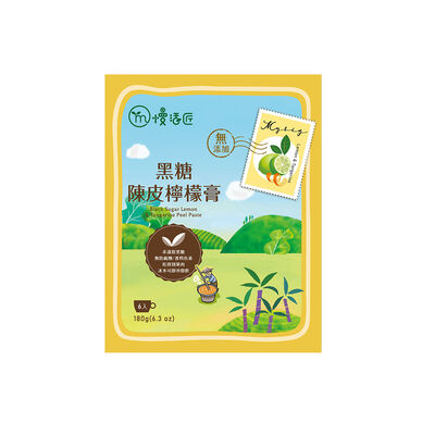 慢活匠黑糖陳皮檸檬膏30g X6