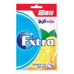 Extra潔淨口香糖超值包-清檸薄荷62g