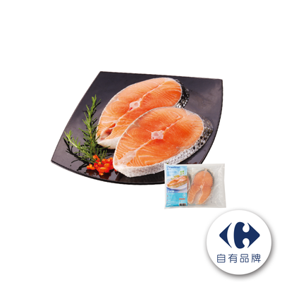 家樂福冷凍鮭魚切片