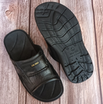 [e shoe store] Taiwan-made PVC waterproof non-slip slippers Plastic waterproof slippers Men's 28CM, , large