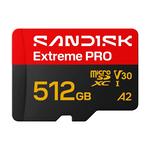 【SanDisk】Extreme PRO 512G microSDXC U3 V30 5K 高速 記憶卡, , large