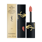 【YSL 聖羅蘭】奢華印記鎖吻霧唇釉 5.5ml #231 裸杏玫瑰, , large