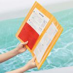 *需預訂【KING JIM】防波水防塵收納資料夾 A4/6夾鏈袋 (8732H)黑, , large