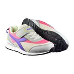 DIADORA迪亞多那 復古兒童運動鞋 童運動鞋 童鞋 撞色 拼接 寬楦 透氣 康特杯 保護後跟 耐磨 防滑 卡其 灰粉, , large