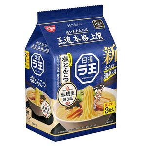 日清拉王鹽味豚骨風味拉麵3入,  日清拉王鹽味豚骨風味拉麵3入