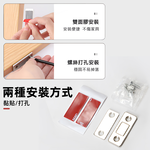 【上手家居】不鏽鋼磁鐵門扣-不鏽鋼原色(自動關門/磁吸門扣/磁鐵門吸/門磁鐵/拉門磁鐵/磁性門吸/櫥櫃門磁吸/隱形門吸), , large