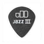 Jim Dunlop Tortex Pitch Black Jazz lll 482R 0.50mm Pick, , large