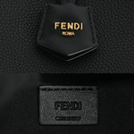 FENDI Origami 牛皮可折疊迷你水桶包/托特包/黑色, , large